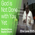 God is Not Done with You Yet