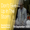 Don't Give Up In The Storm